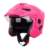 کلاه کاسکت بدون فک SBH-23 برند Steelbird-استیل برد رنگ صورتی مات