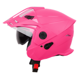 کلاه کاسکت بدون فک SBH-23 برند Steelbird-استیل برد رنگ صورتی مات