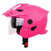 کلاه کاسکت بدون فک SBH-23 برند Steelbird-استیل برد رنگ صورتی مات